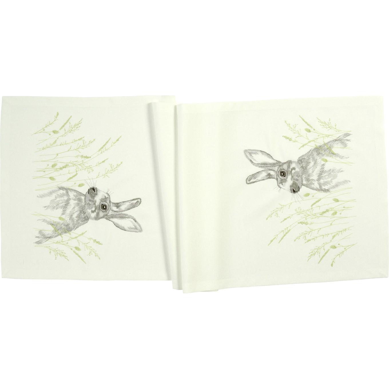 Běhoun na stůl Floppy, 50 x 150 cm, ecru