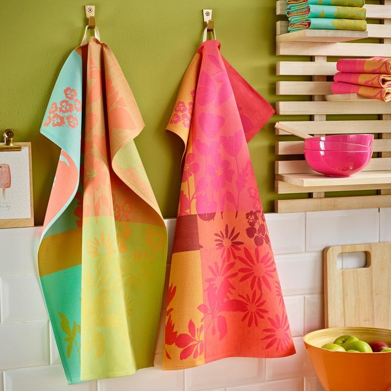 Žakárová utěrka Fiorella, 50 x 70 cm, pink