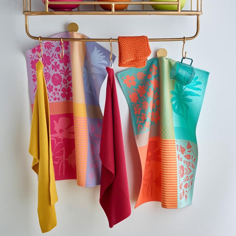 Kuchyňská zástěra Floretta, 74 x 93 cm, coral