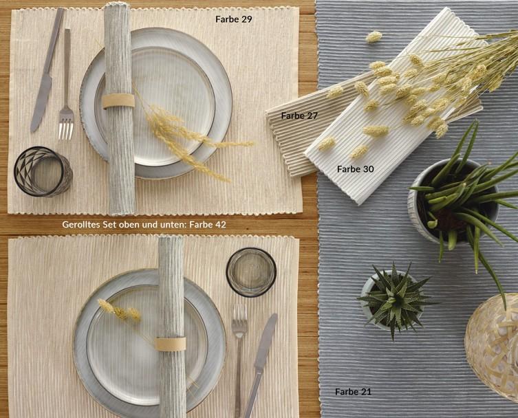 Běhoun na stůl Breeze, 50 x 140 cm, brown