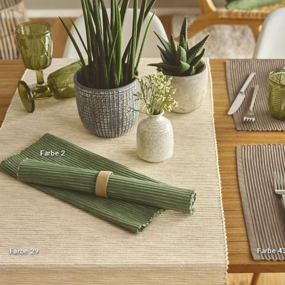 Běhoun na stůl Breeze, 50 x 140 cm, ecru