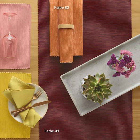 Běhoun na stůl Breeze, 50 x 140 cm, berry