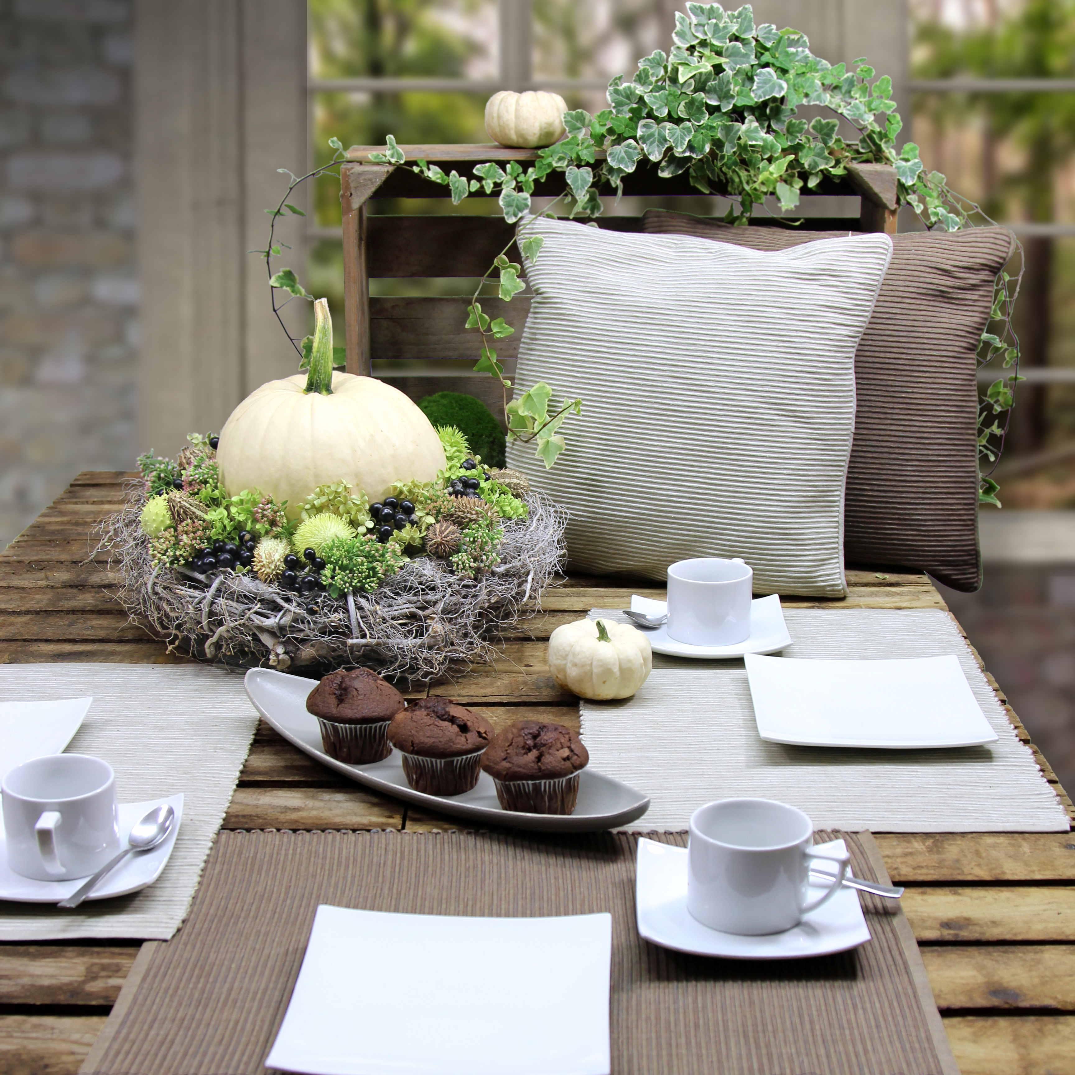 Běhoun na stůl Breeze, 50 x 140 cm, taupe