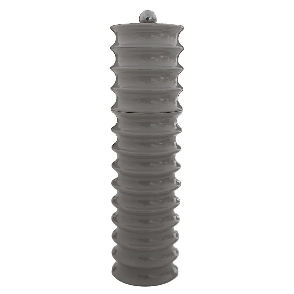 Mlýnek na sůl nebo pepř Twister, 24 cm, šedá