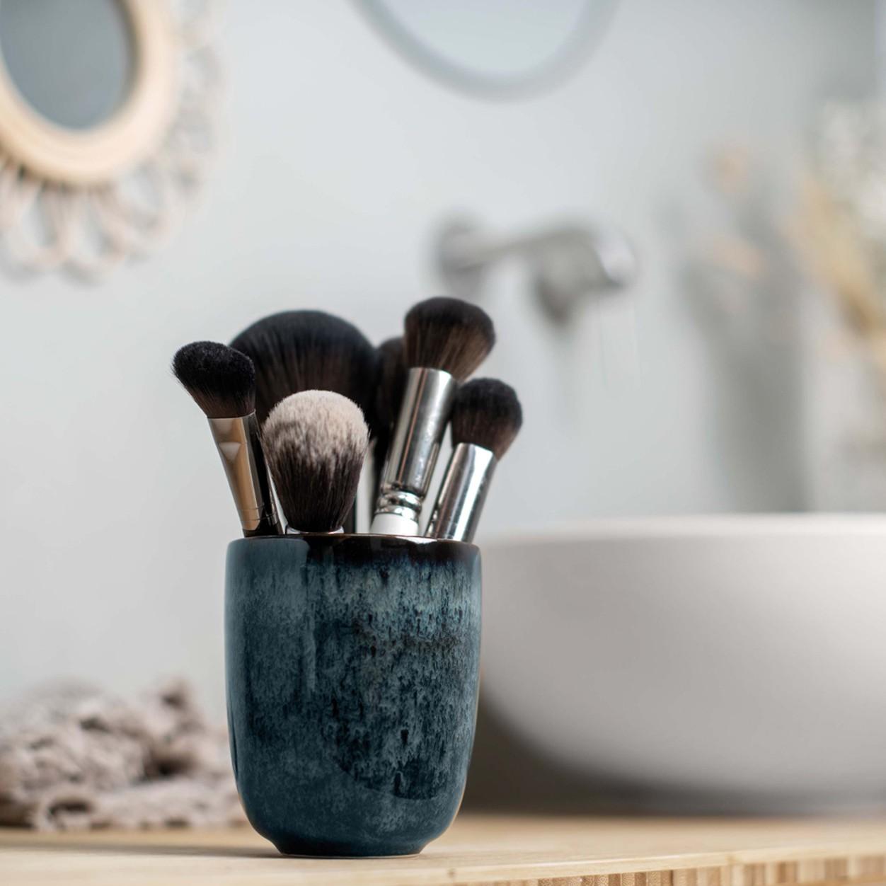 Kameninový hrnek bez ouška Lave gris, 0,4 l