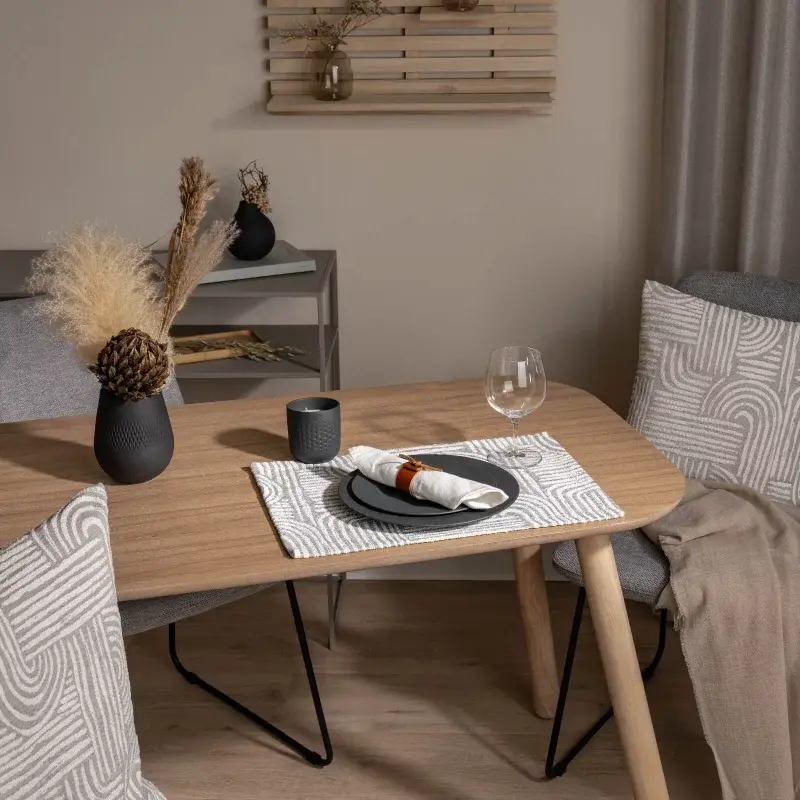 Žakárová prostírka Arcus, 35 x 50 cm, silver grey