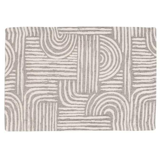 Žakárová prostírka Arcus, 35 x 50 cm, silver grey