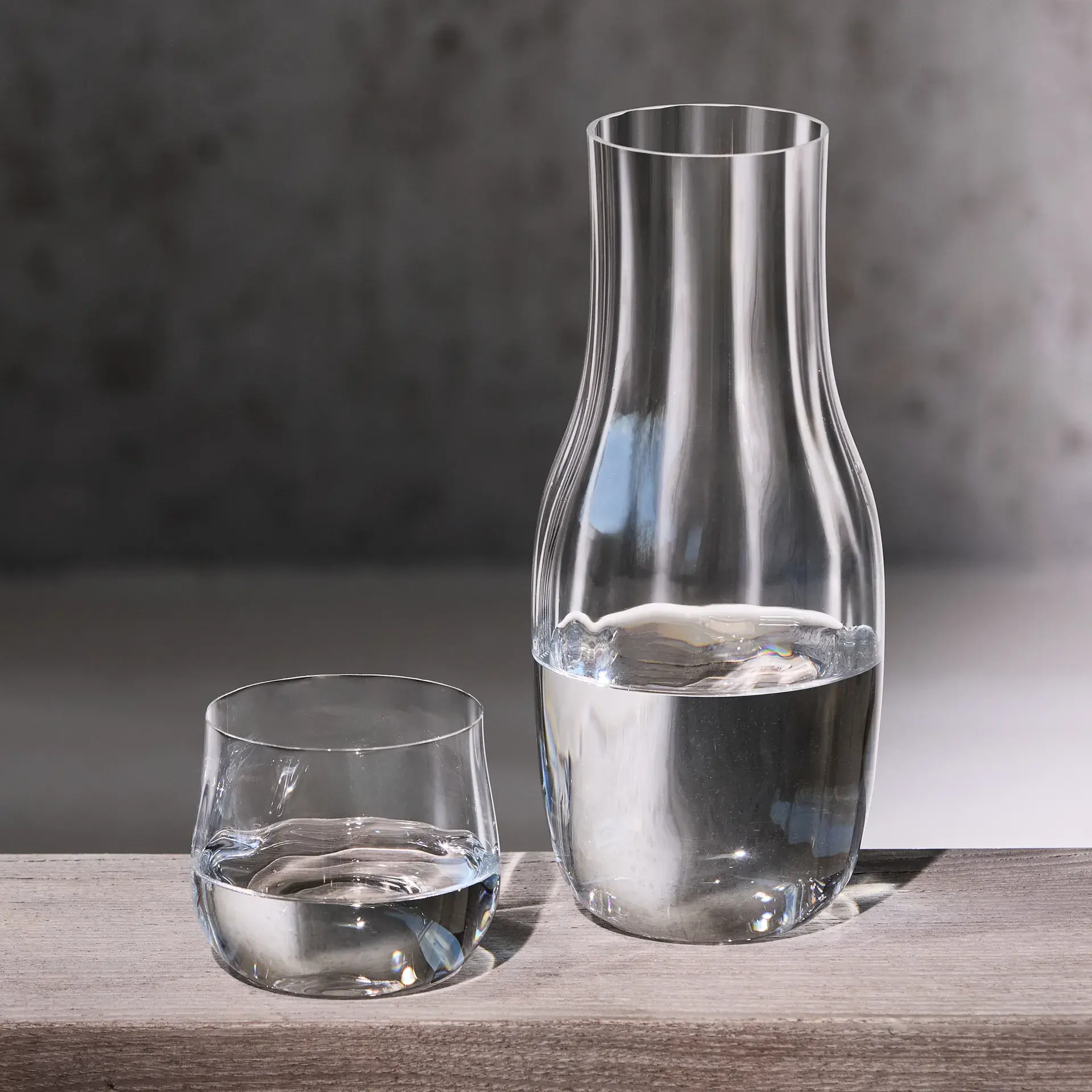 Karafa na vodu a víno, Linden Carafe & Water Optique, 1400 ml + 2 skleničky na vodu