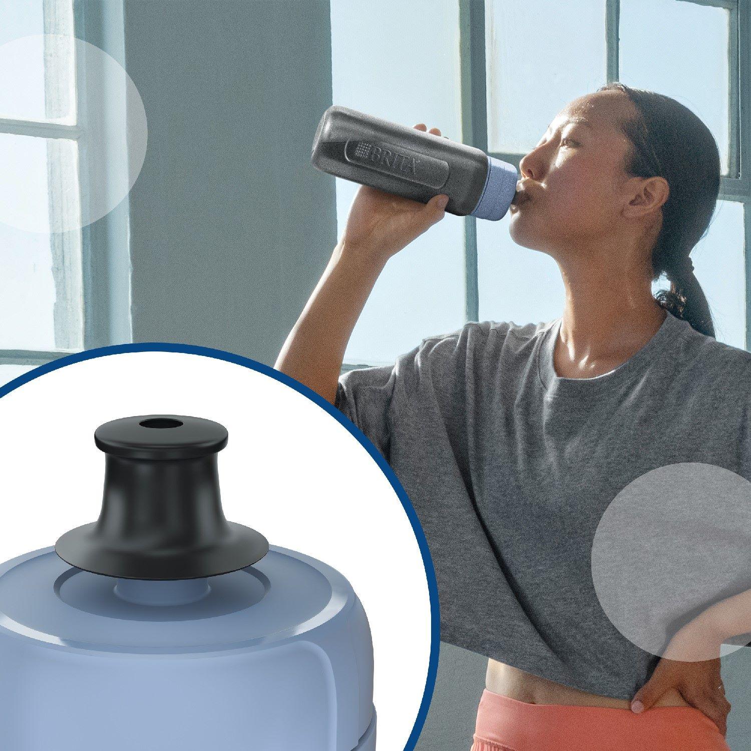 Filtrační láhev na vodu Fill & Go Active se 2 filtry MicroDisc, 0,6 l, modrá