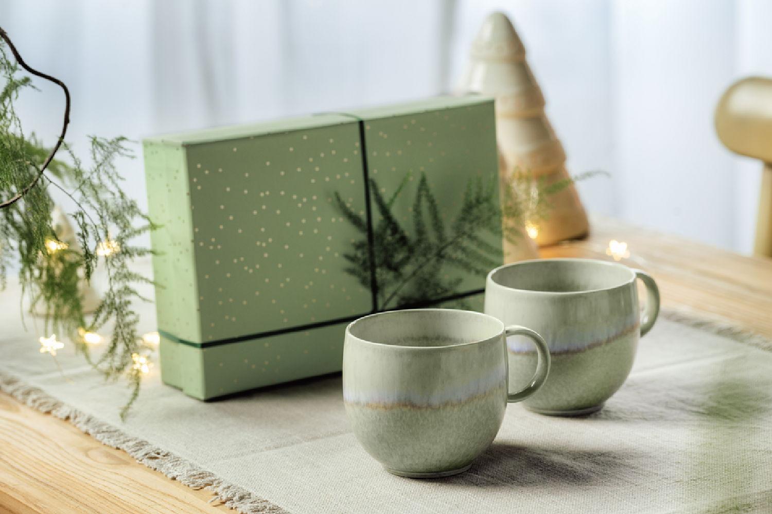 Hrnek s ouškem Perlemor Alga, 350 ml