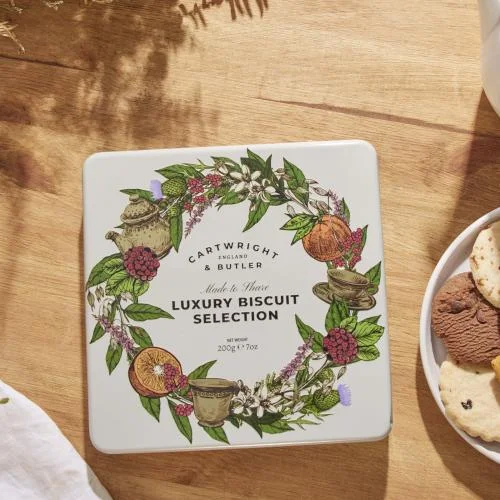 Dárková sada Luxury Biscuits Selection, výběr sušenek, 200 g