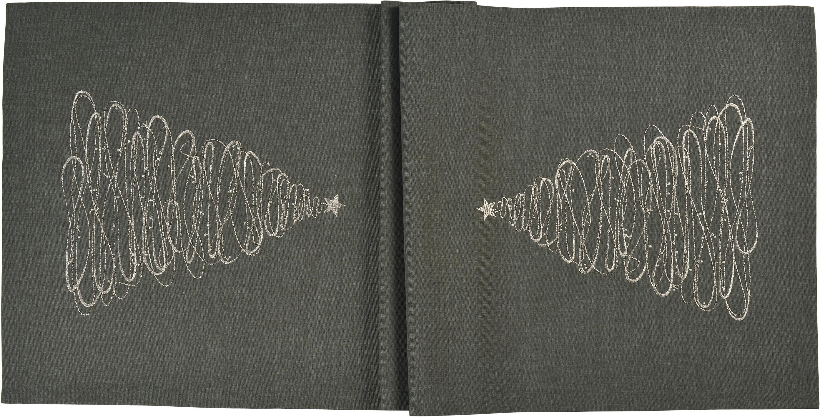 Sander Dream Tree Loft 50x150 hranatý - 34 graphite - Stolní běhoun