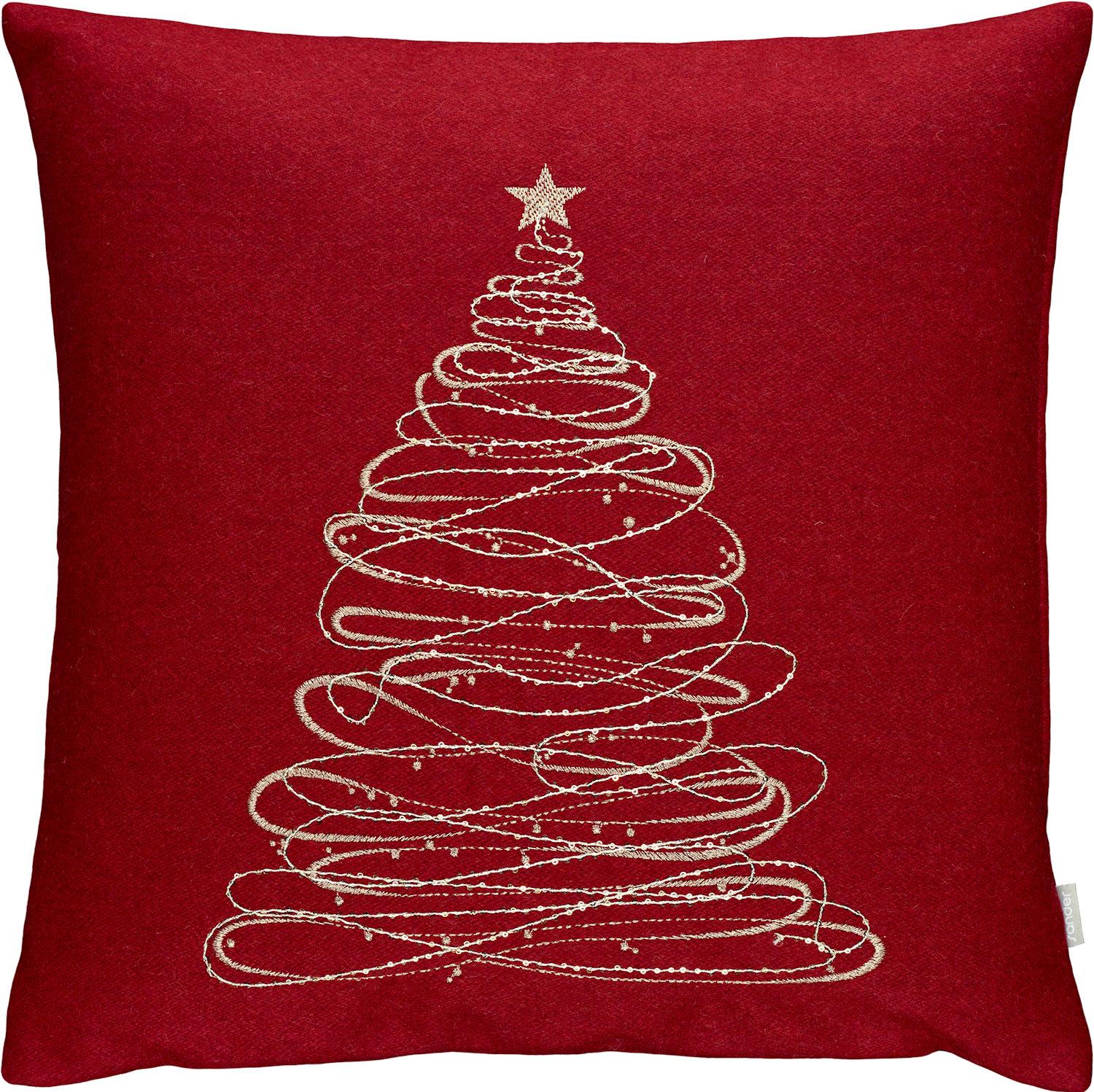 Sander Dream Tree 40x40 hranatý - 01 red - Povlak na polštář