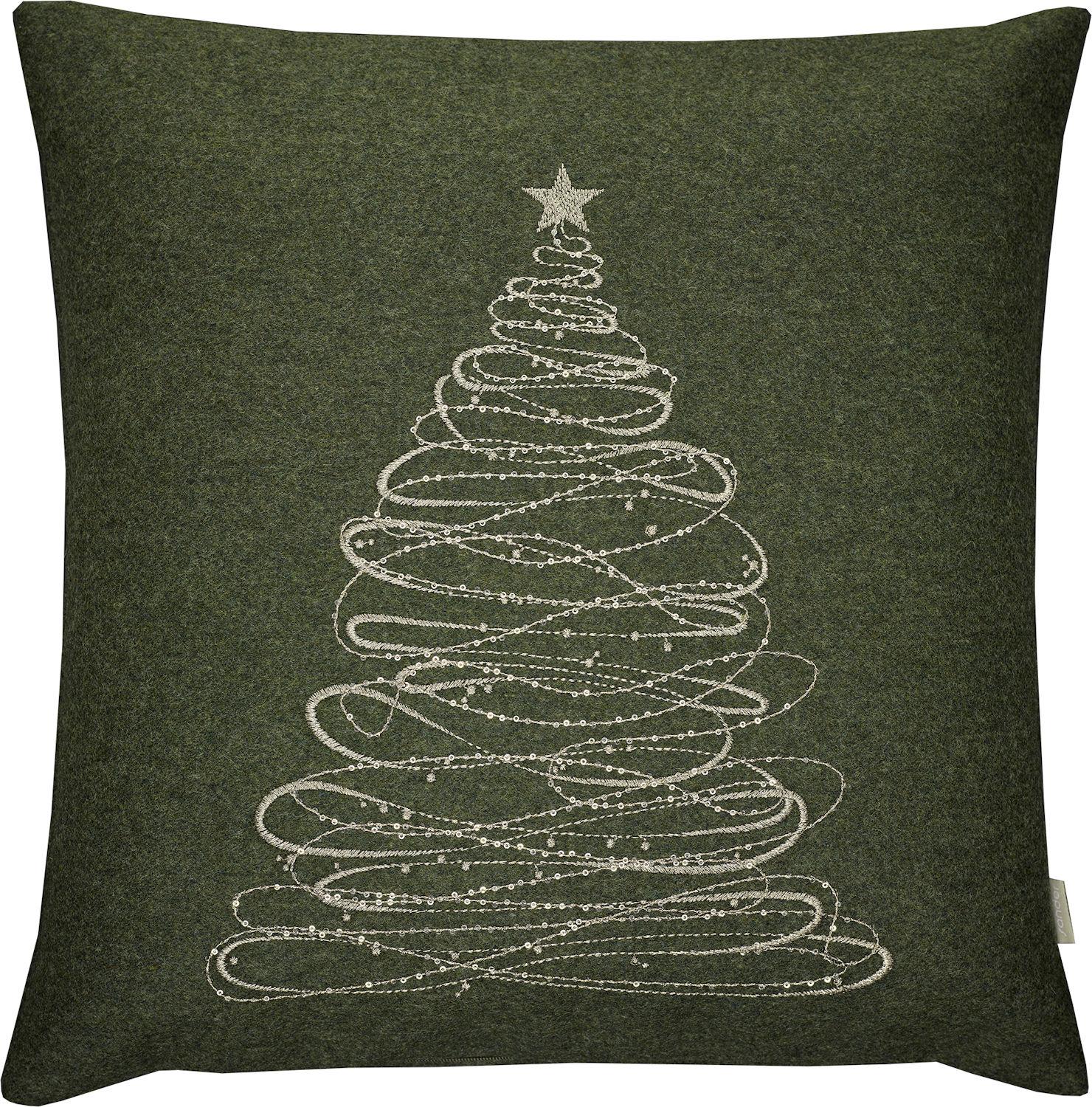 Sander Dream Tree 40x40 hranatý - 02 dark green - Povlak na polštář