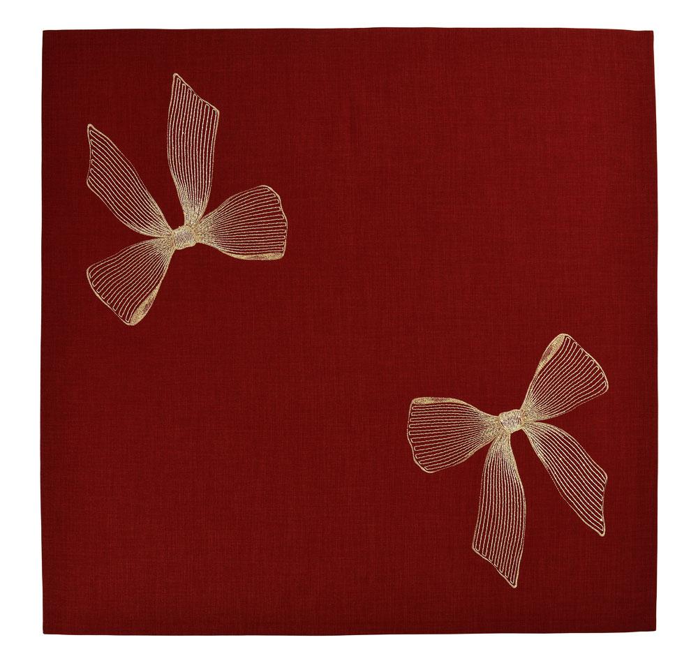 Sander Ribbon Loft 50x150 hranatý - 26 burgundy - Stolní běhoun