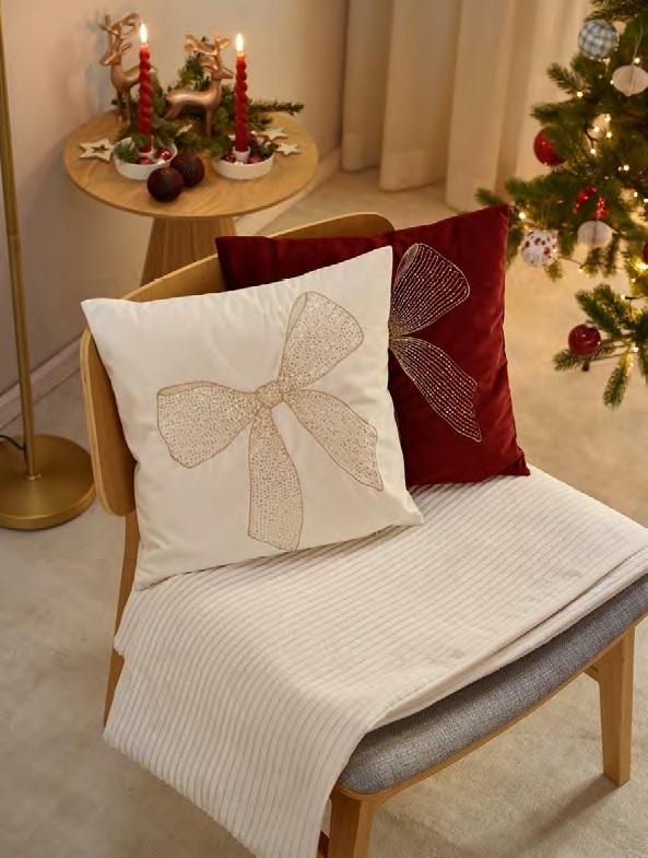 Sander Ribbon 40x40 hranatý - 49 creme - Povlak na polštář