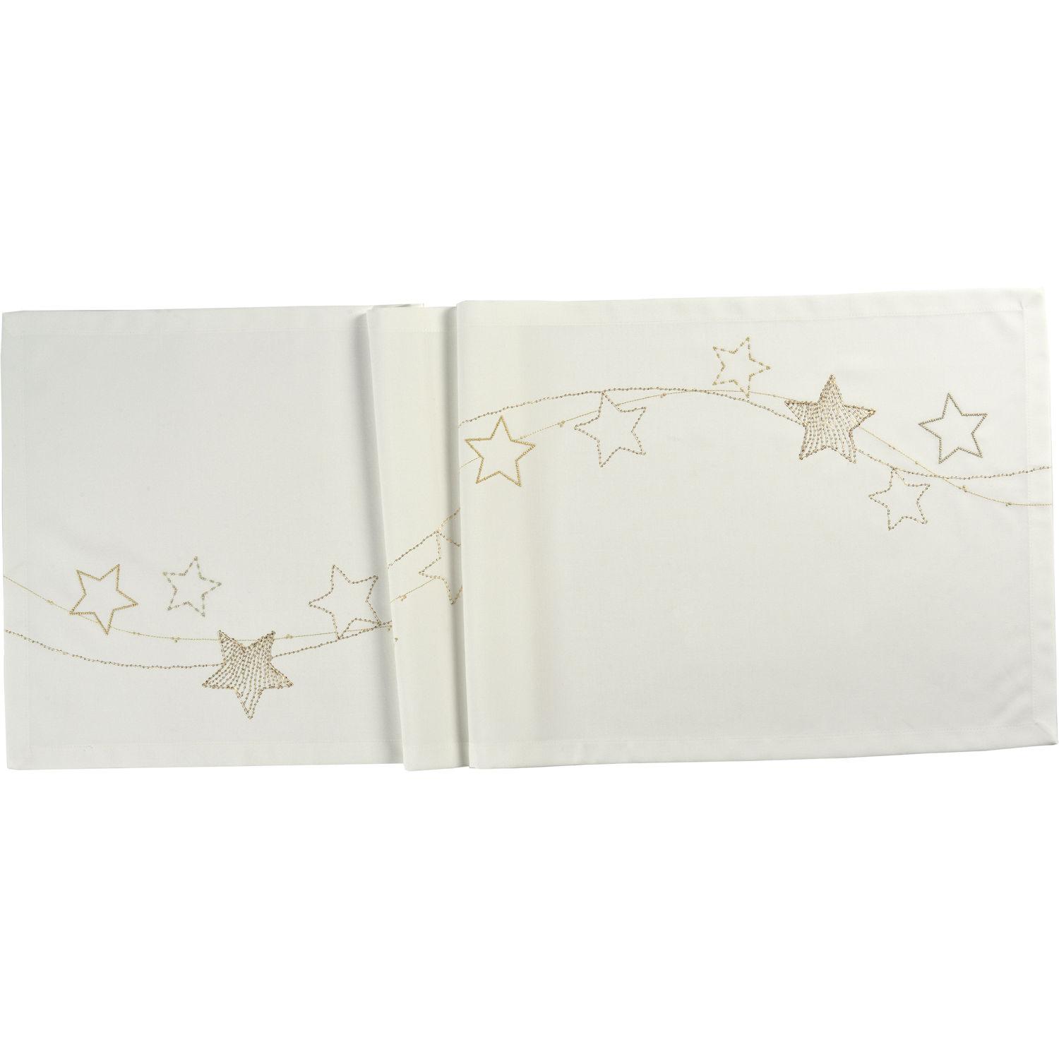 Sander Stargazer Loft 50x150 hranatý - 29 ecru - Stolní běhoun