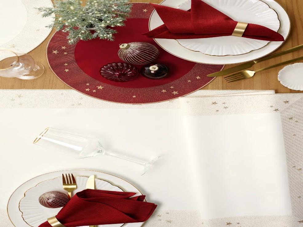 Sander Starlight 36 kulatý - 26 burgundy