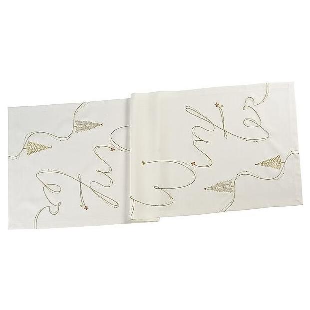 Sander It's Winter Loft 50x150 hranatý - 29 ecru - Stolní běhoun