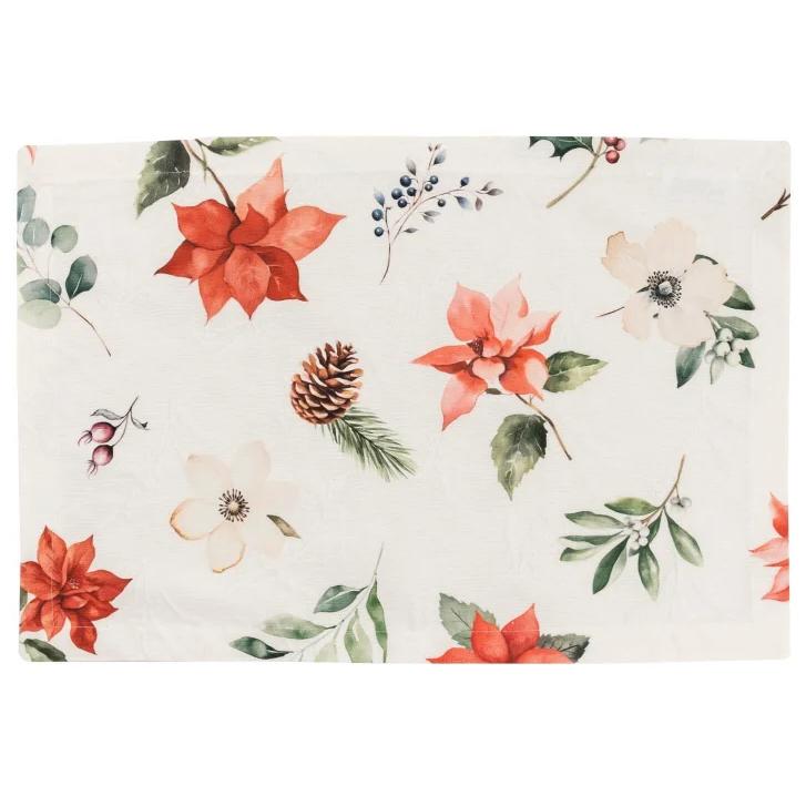 Prostírání X-mas Flowers, 35 x 50 cm