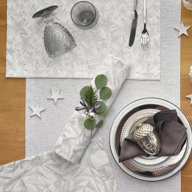 Žakárový ubrus Diamanti, Ø 170 cm, platin/silver