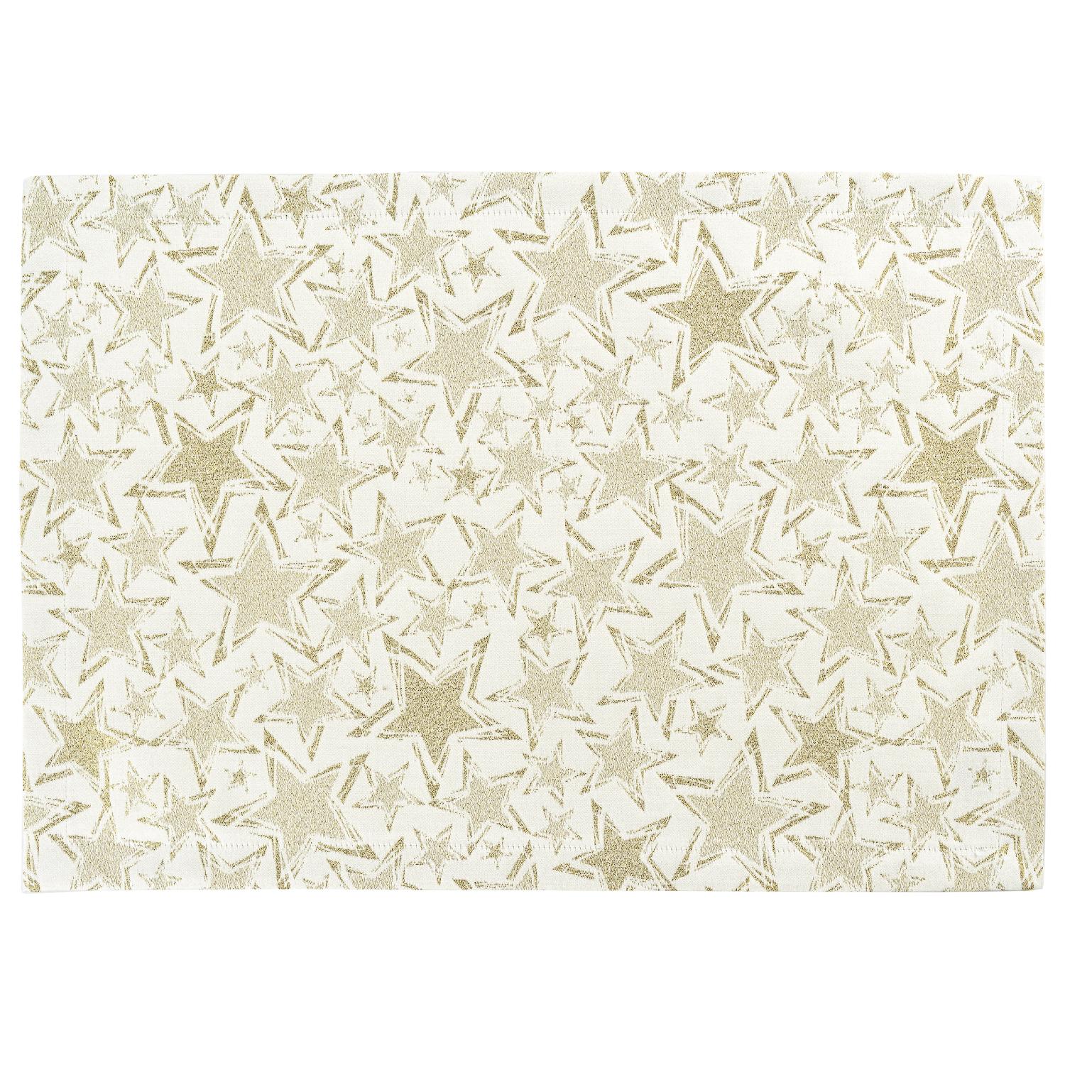 Stylové elegantní prostírání Stelle s motivem hvězd, 35 x 50 cm, gold