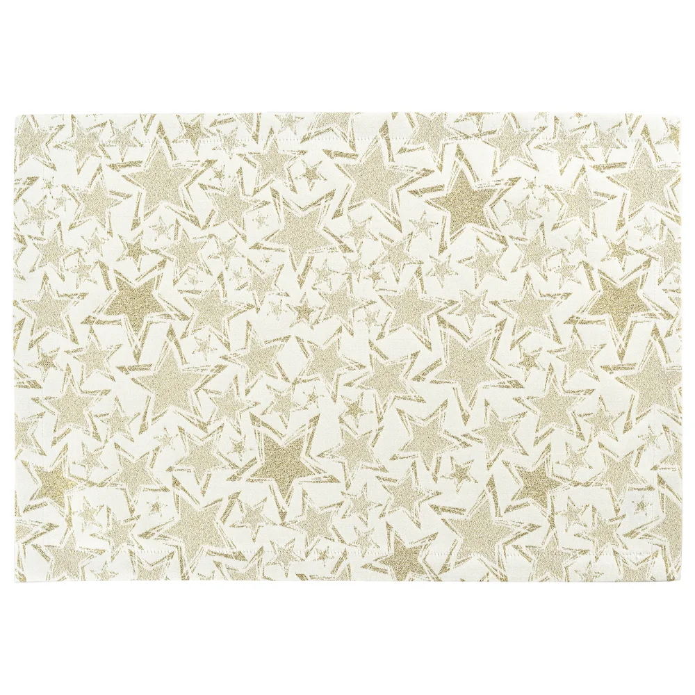 Stylové elegantní prostírání Stelle s motivem hvězd, 35 x 50 cm, gold