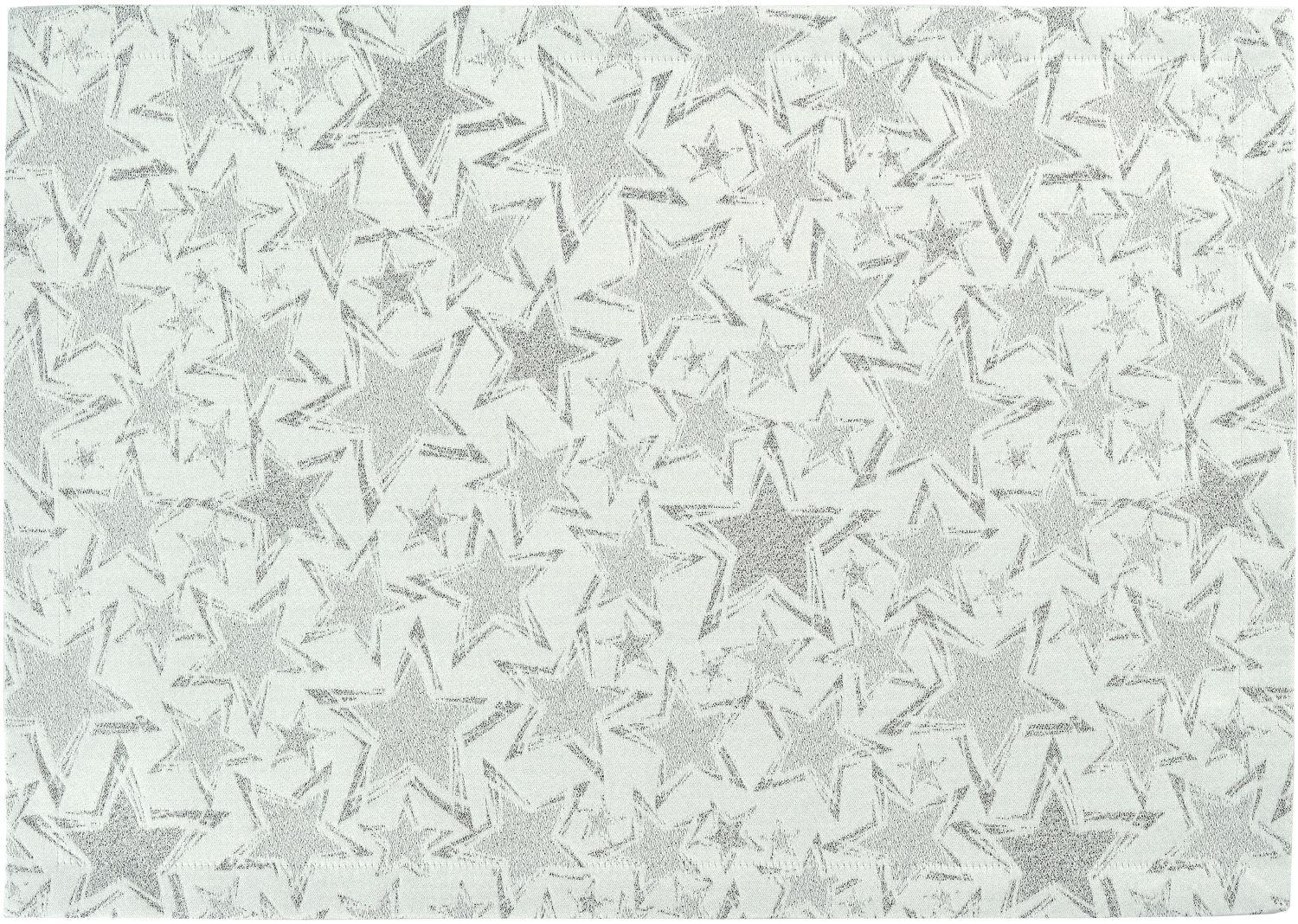 Sander Stelle 35x50 hranatý - 21 ecru/silver - Prostírka