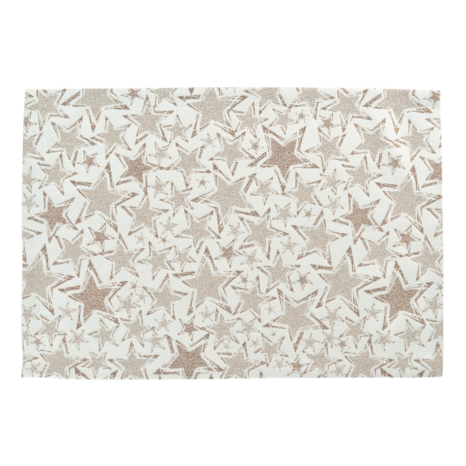 Sander Stelle 35x50 hranatý - 33 ecru/copper - Prostírka