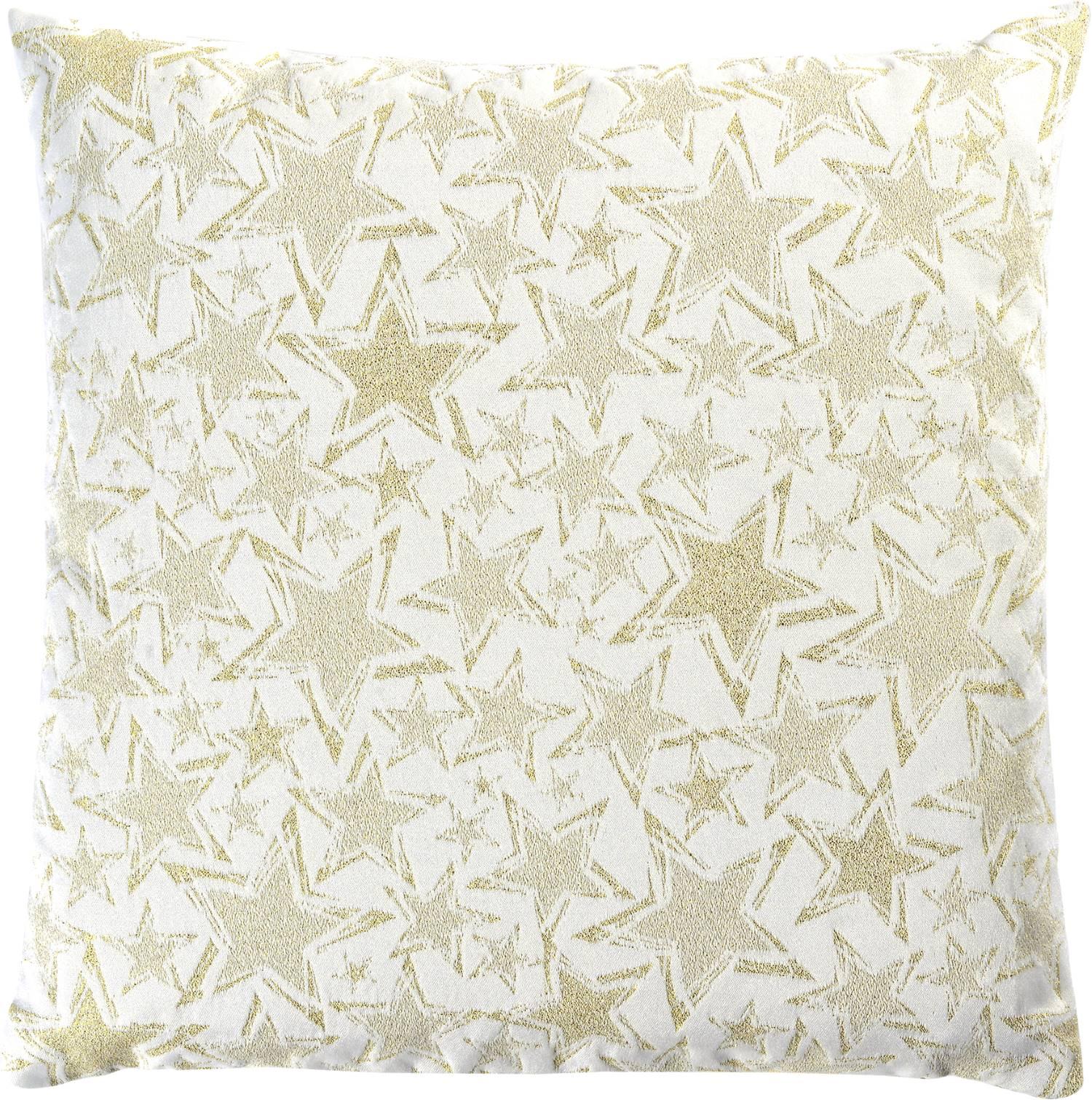 Sander Stelle 40x40 hranatý - 07 ecru/gold - Povlak na polštář