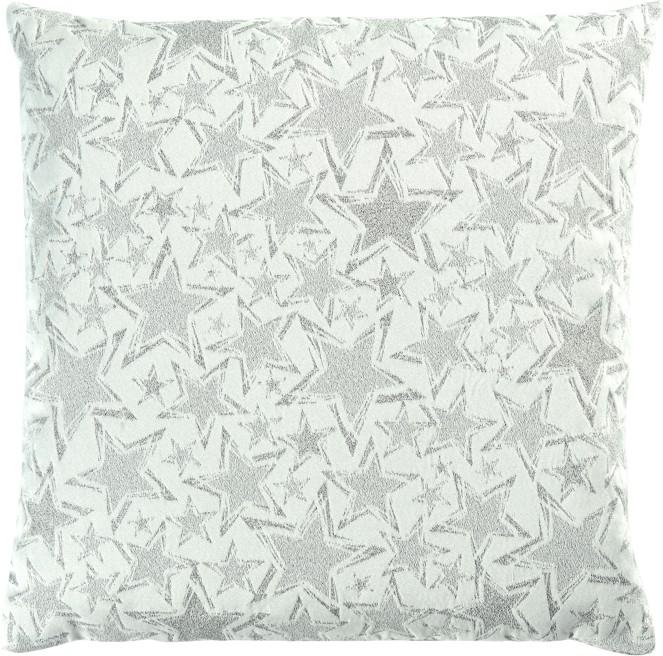 Sander Stelle 40x40 hranatý - 21 ecru/silver - Povlak na polštář