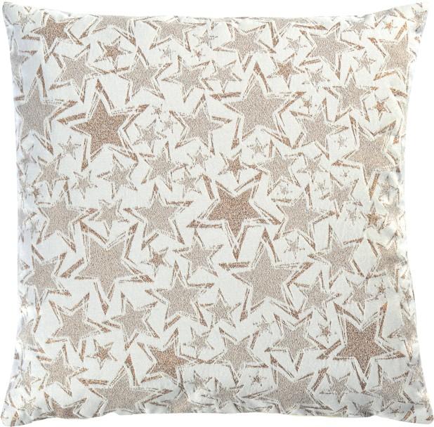 Dekorativní povlak na polštář Stelle, 40 x 40 cm, copper