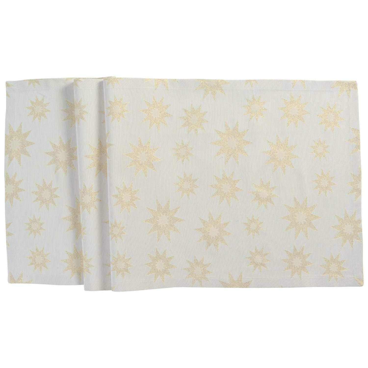 Stella Notte 50x140 hranatý - 29 ecru - Stolní běhoun