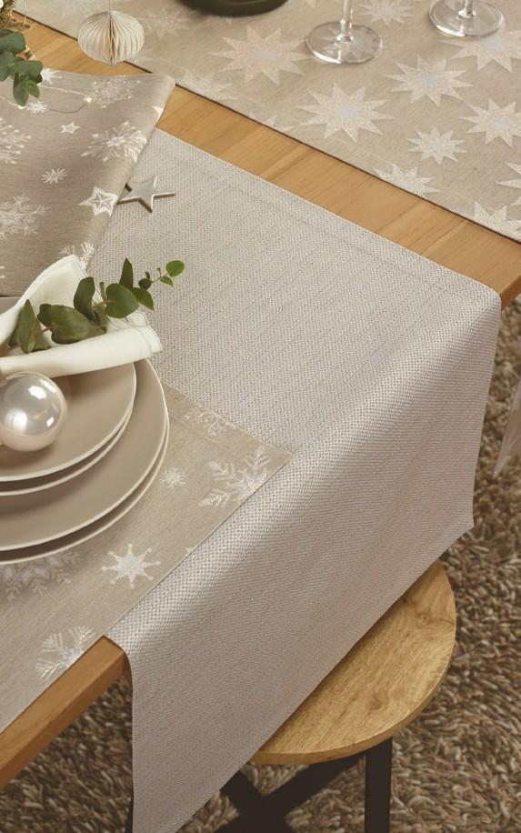 Sander Tela  50x140 hranatý - 07 gold - Stolní běhoun