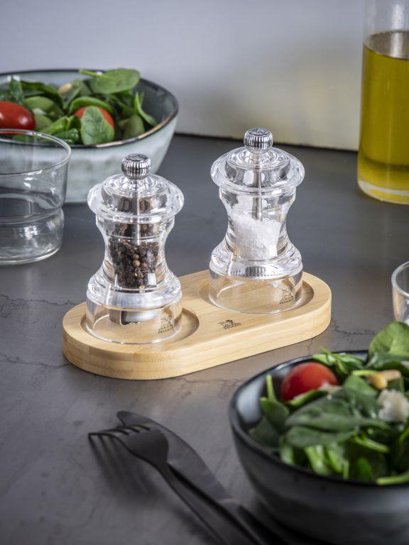 Dřevěný stojánek na mlýnky Linéa, bambus