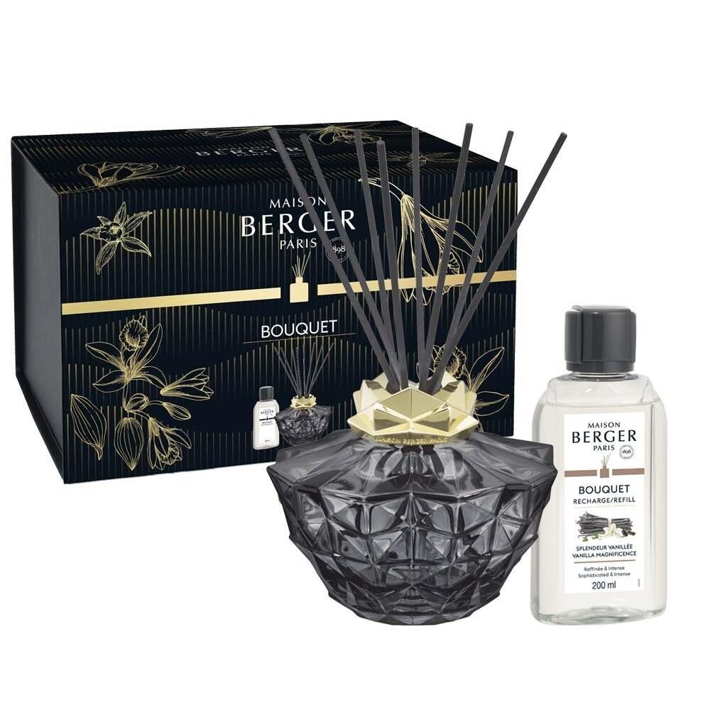 Aroma difuzér Kali, transparentní + Velkolepá vanilka, 200 ml