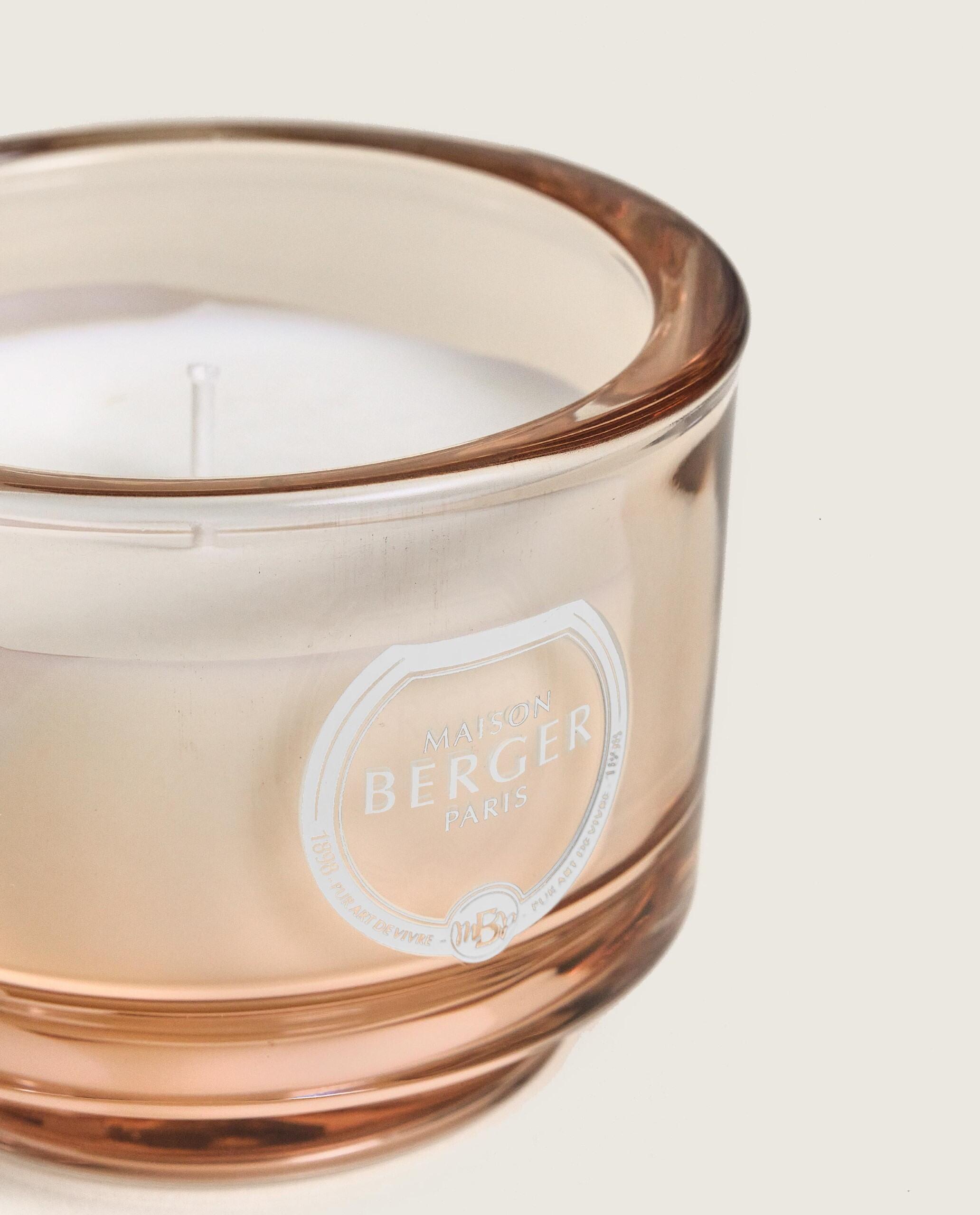 Svíčka Variation s vůní Samet z Orientu, 140 g, šedá