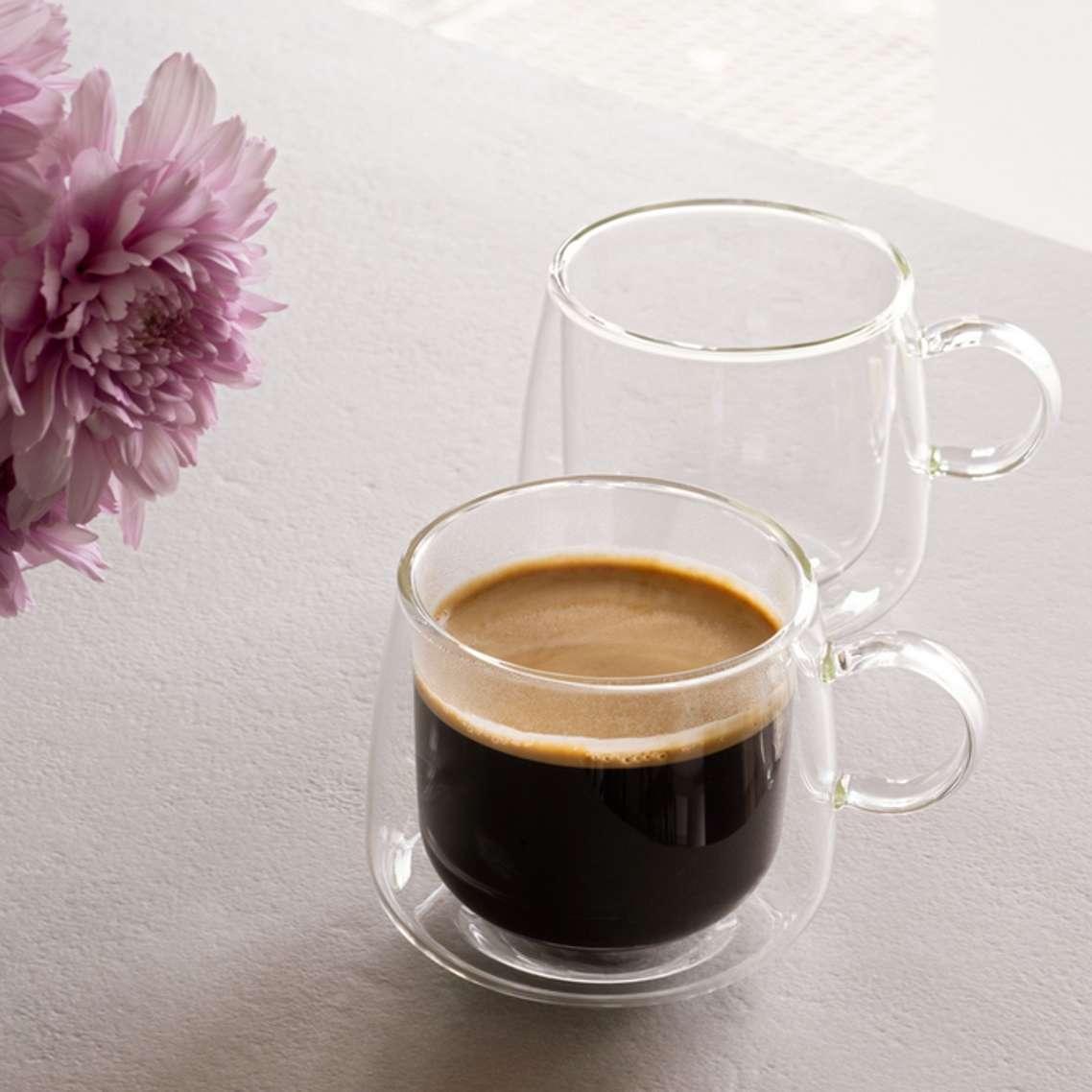 Skleněné šálky na kávu Artesano Hot & Cold Beverages, 180 ml, 2 ks