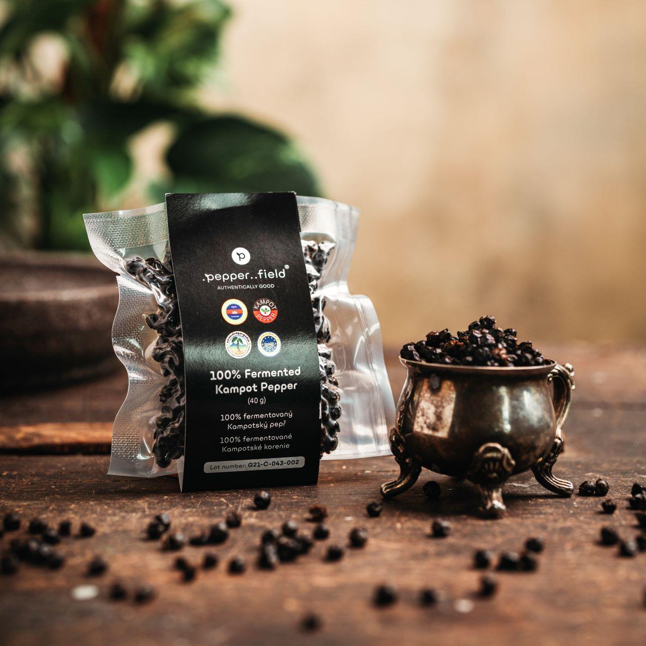 Kampotský fermentovaný pepř, Prezidentská edice, 40 g