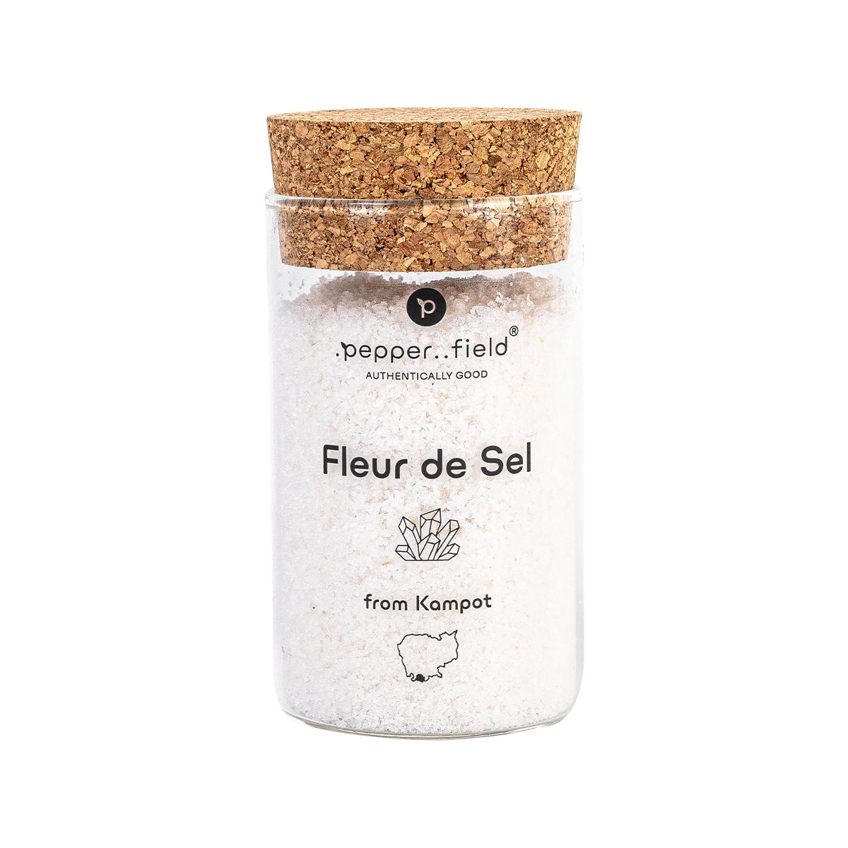 Solný květ - Fleur de Sel ve skleněné dóze 160 g