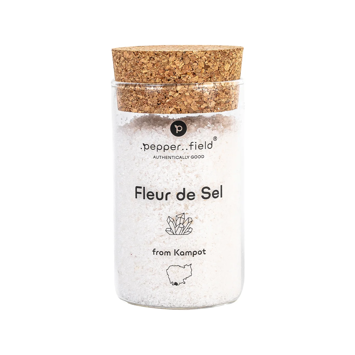 Solný květ_Fleur de Sel ve skleněné dóze