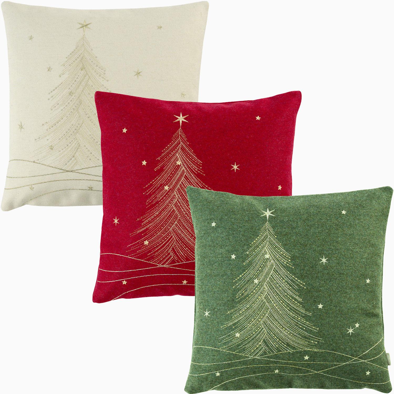 Vlněný povlak na polštář Albero Wool 40 x 40 cm, red