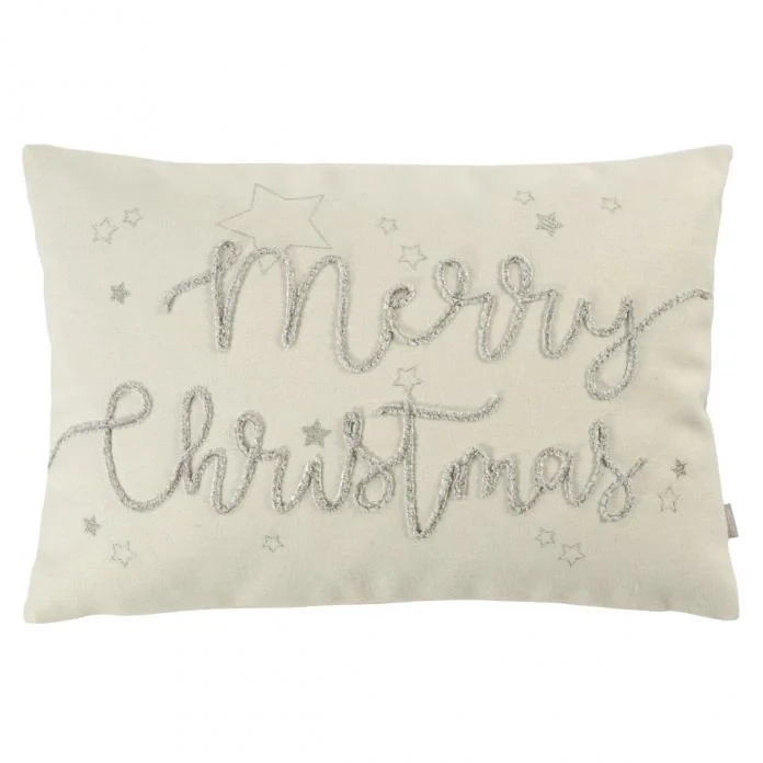 Vlněný povlak na polštář Auguri 34 x 50 cm, creme