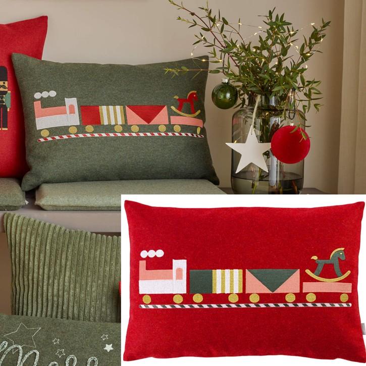 Sander Treno 34x50 eckig - 01 red - Povlak na polštář