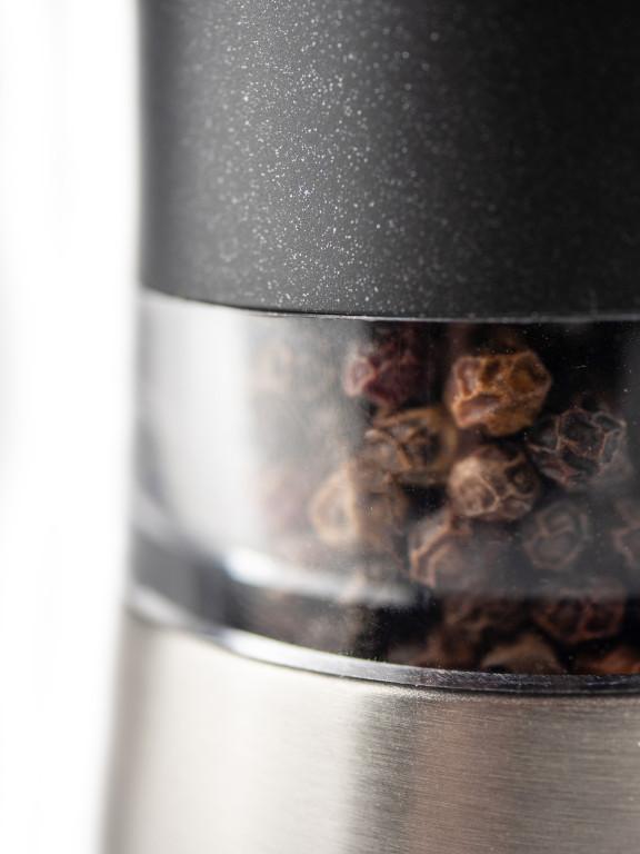 Elektrický mlýnek na pepř s osvětlením Daman u´Select, 16 cm