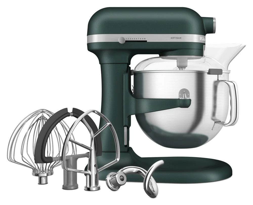 Kuchyňský robot Artisan 5KSM70SHX, se zvedací mísou 6,6 l, lahvově zelená