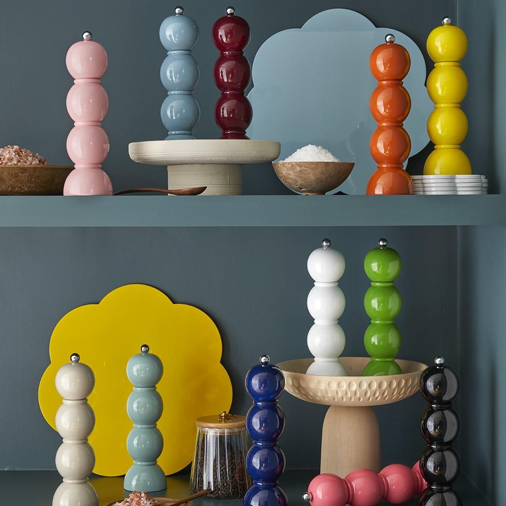 Mlýnek na sůl nebo pepř Bobbin, 24 cm, melounově růžová