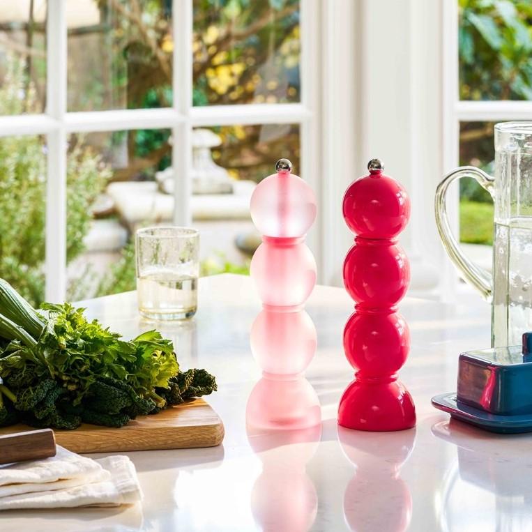 Mlýnek na sůl nebo pepř Bobbin, 24 cm, melounově růžová