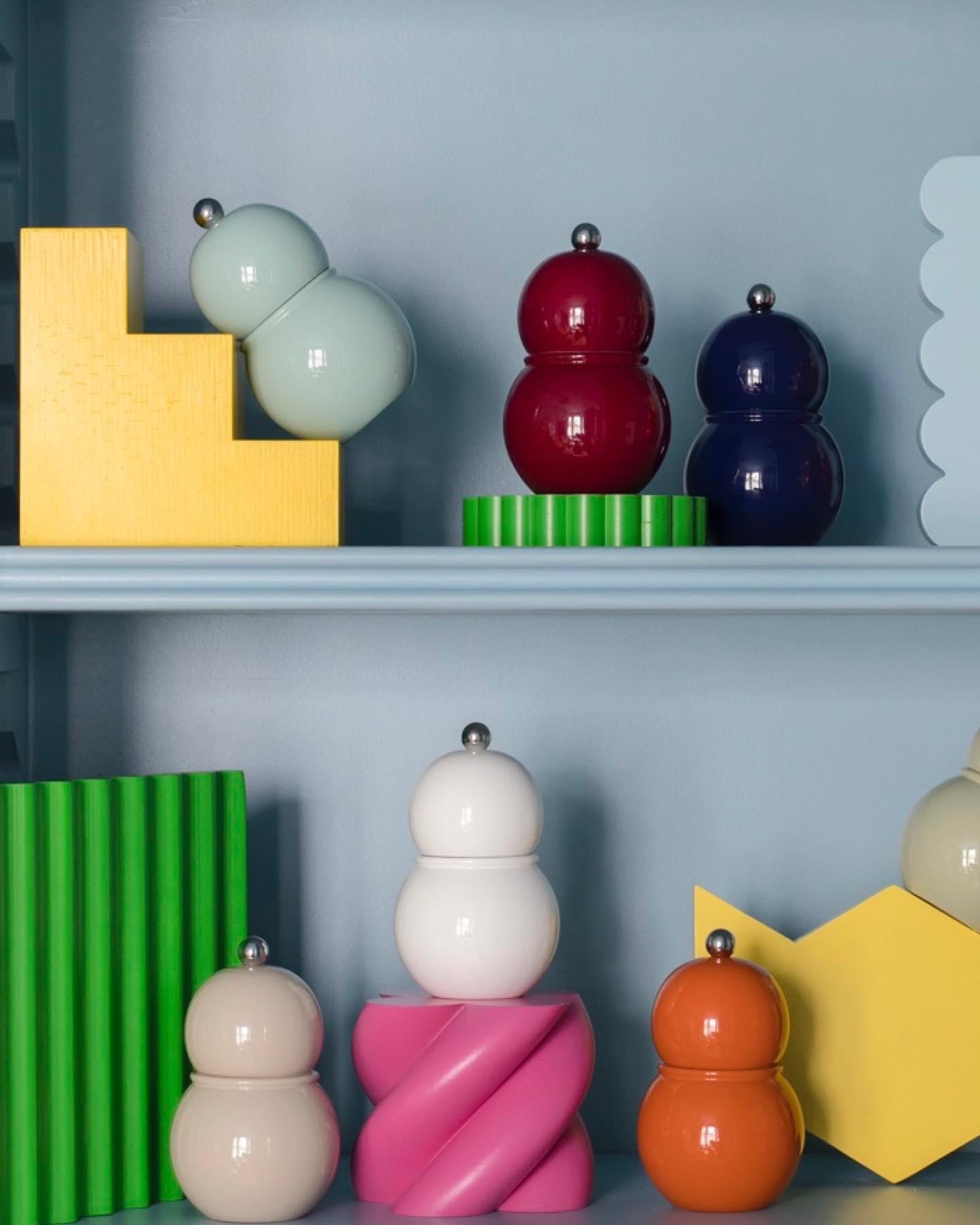 Mlýnek na sůl nebo pepř Chubbie, 12 cm, bílá