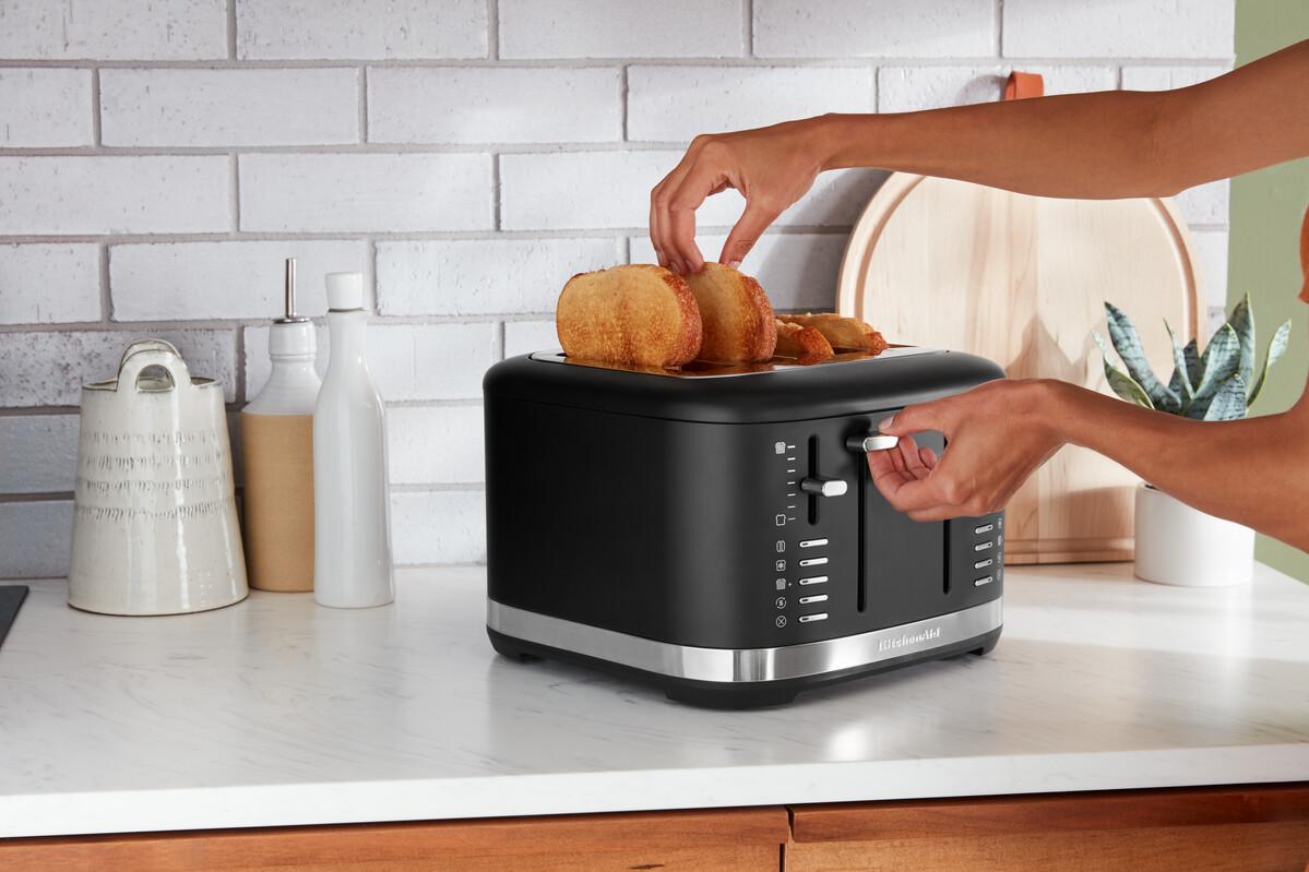 Topinkovač/toustovač 5KMT4109, 4plátkový, nerezová